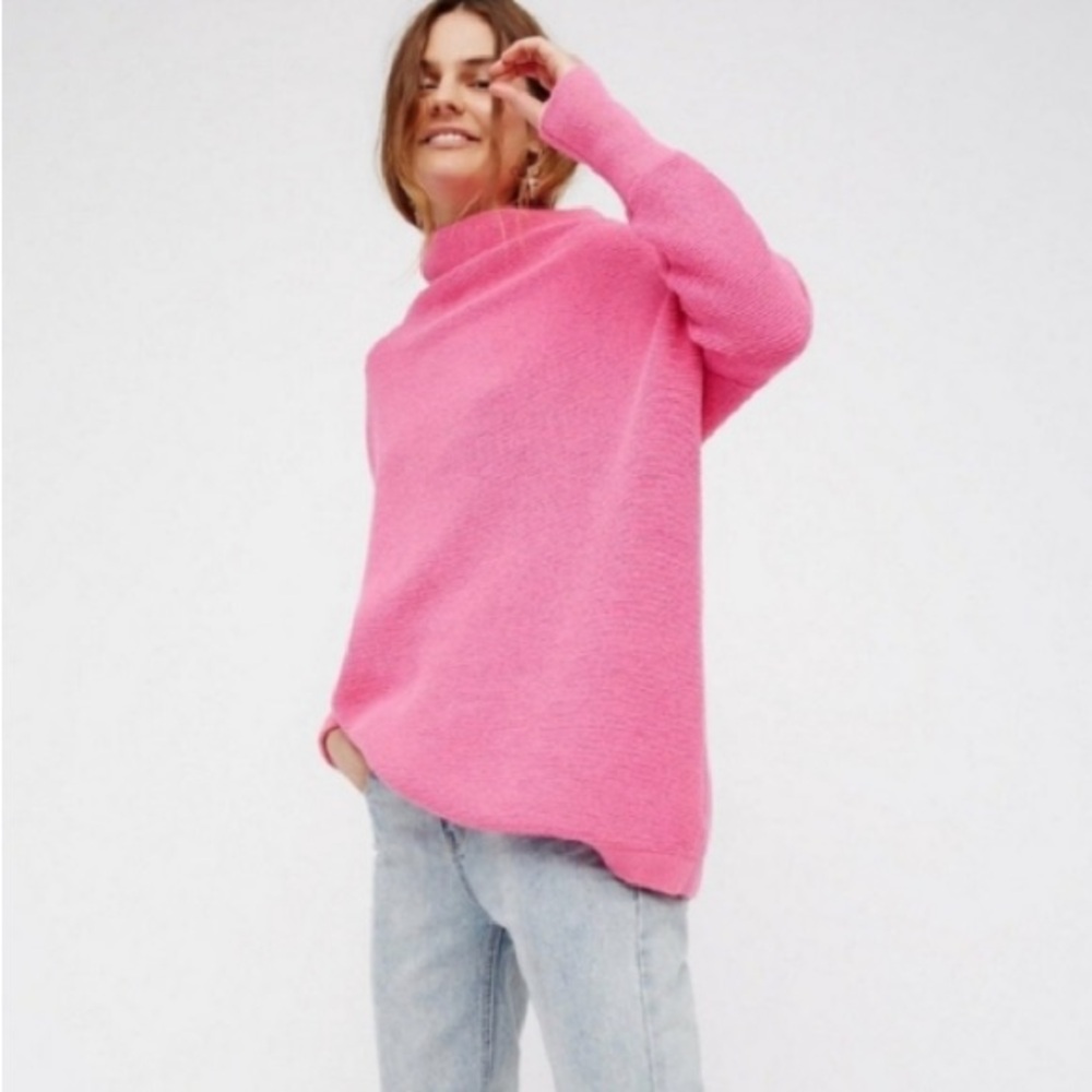 HP Free People Ottoman Tunic in Electric Pink